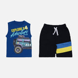 BOYS 2 PIECES SET VEST & BERMUDA