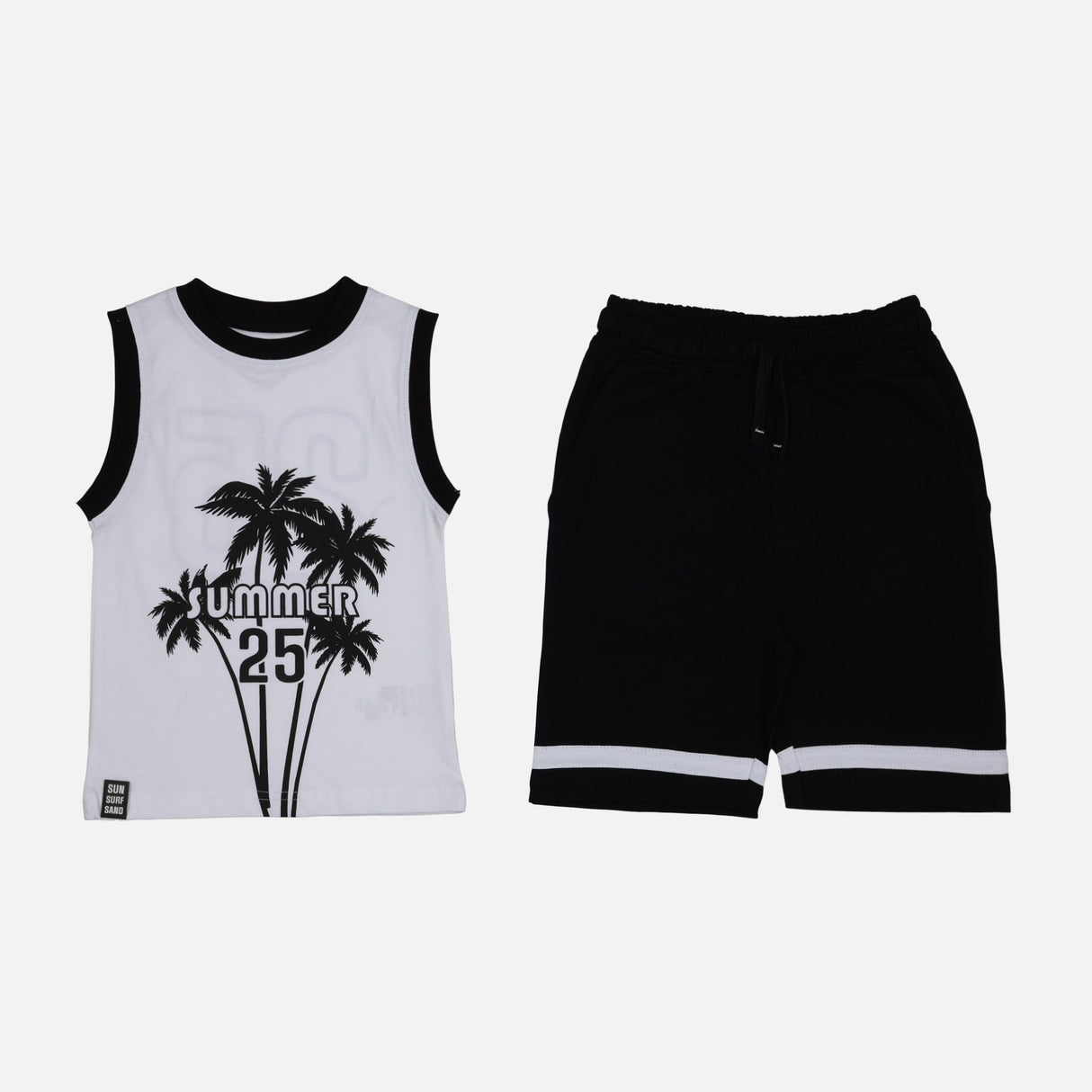 BOYS 2 PIECES SET VEST & BERMUDA