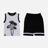 BOYS 2 PIECES SET VEST & BERMUDA