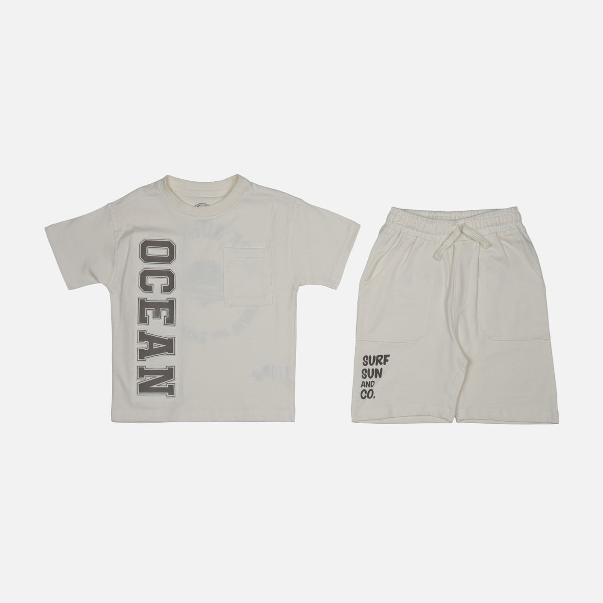 BOYS 2 PIECES SET T-SHIRT & BERMUDA