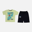BOYS 2 PIECES SET T-SHIRT & BERMUDA