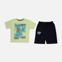 BOYS 2 PIECES SET T-SHIRT & BERMUDA