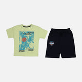 BOYS 2 PIECES SET T-SHIRT & BERMUDA