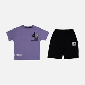 BOYS 2 PIECES SET T-SHIRT & BERMUDA