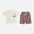 BOYS 2 PIECES SET T-SHIRT & BERMUDA