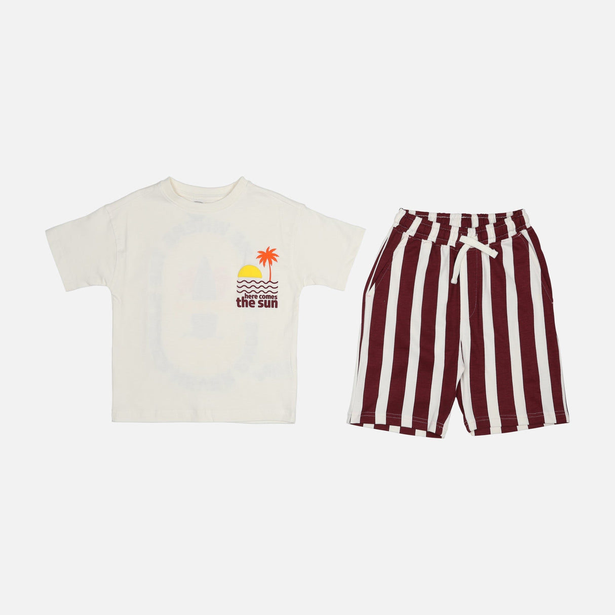 BOYS 2 PIECES SET T-SHIRT & BERMUDA