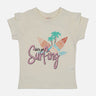 GIRLS FASHION T-SHIRT WITH RAFFLES