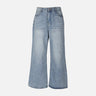 LADIES PANTS JEANS WIDE LEG