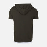 MEN HOODED T-SHIRT REGULAR FIT