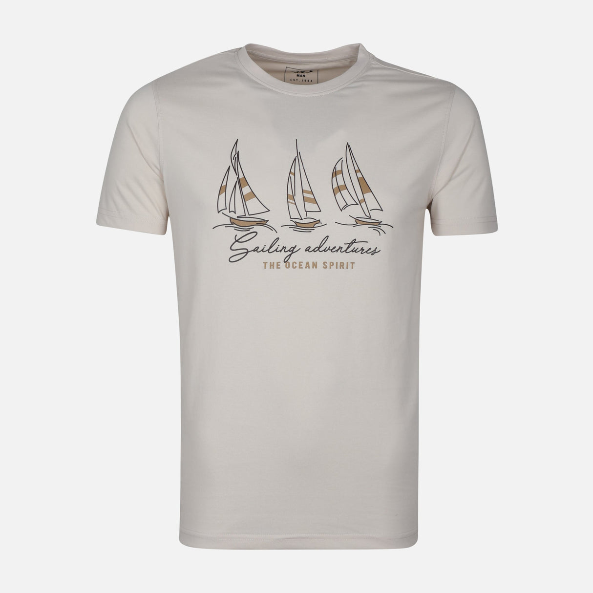 MEN T-SHIRT ROUND NECK