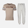 MEN TWO PIECES SET REGULAR FIT ( T-SHIRT & PANTS )