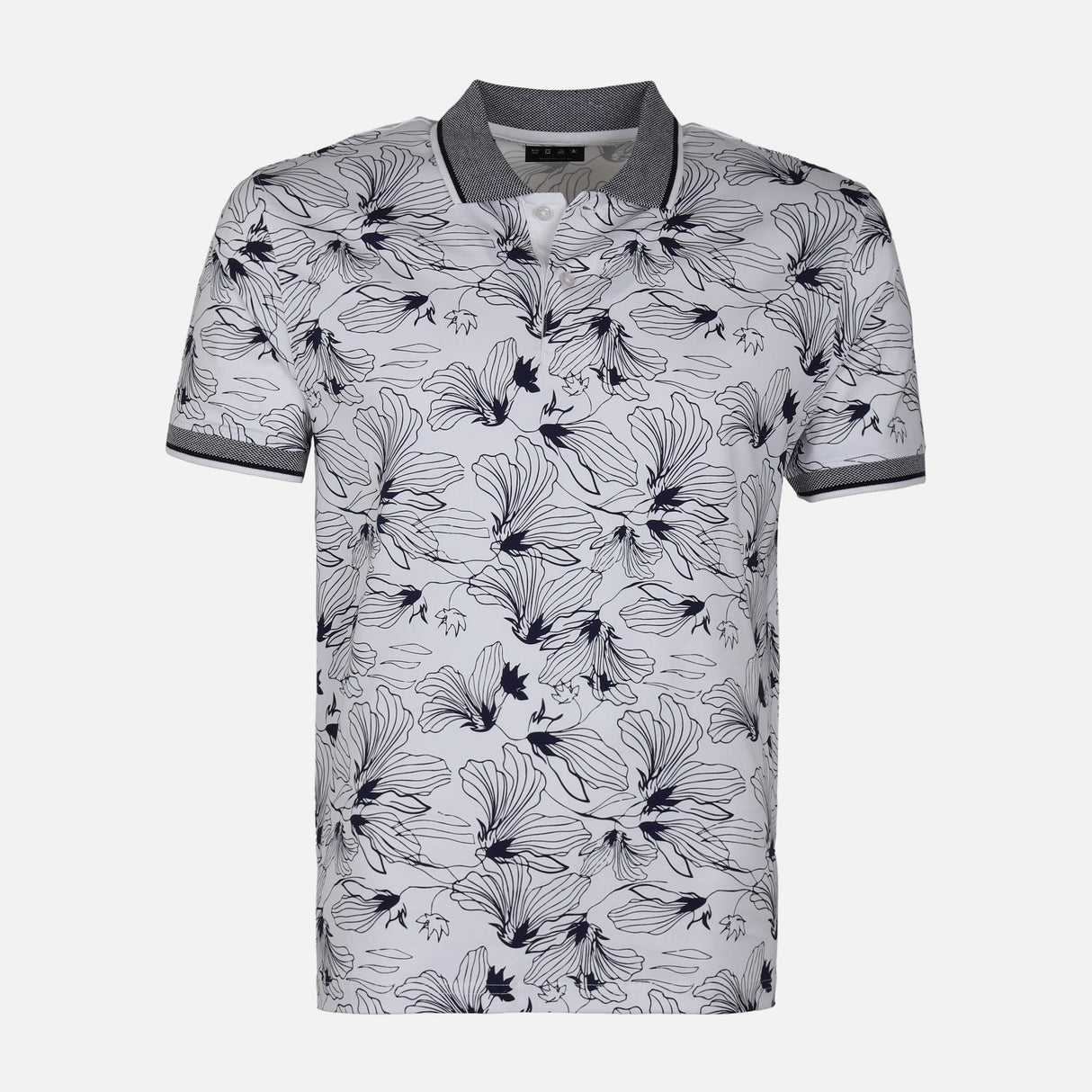 MEN FLORAL POLO