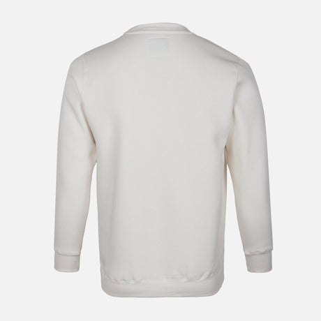 MEN SOLID FLEECE PULLOVER ROUND NECK