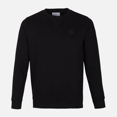 MEN SOLID FLEECE PULLOVER ROUND NECK