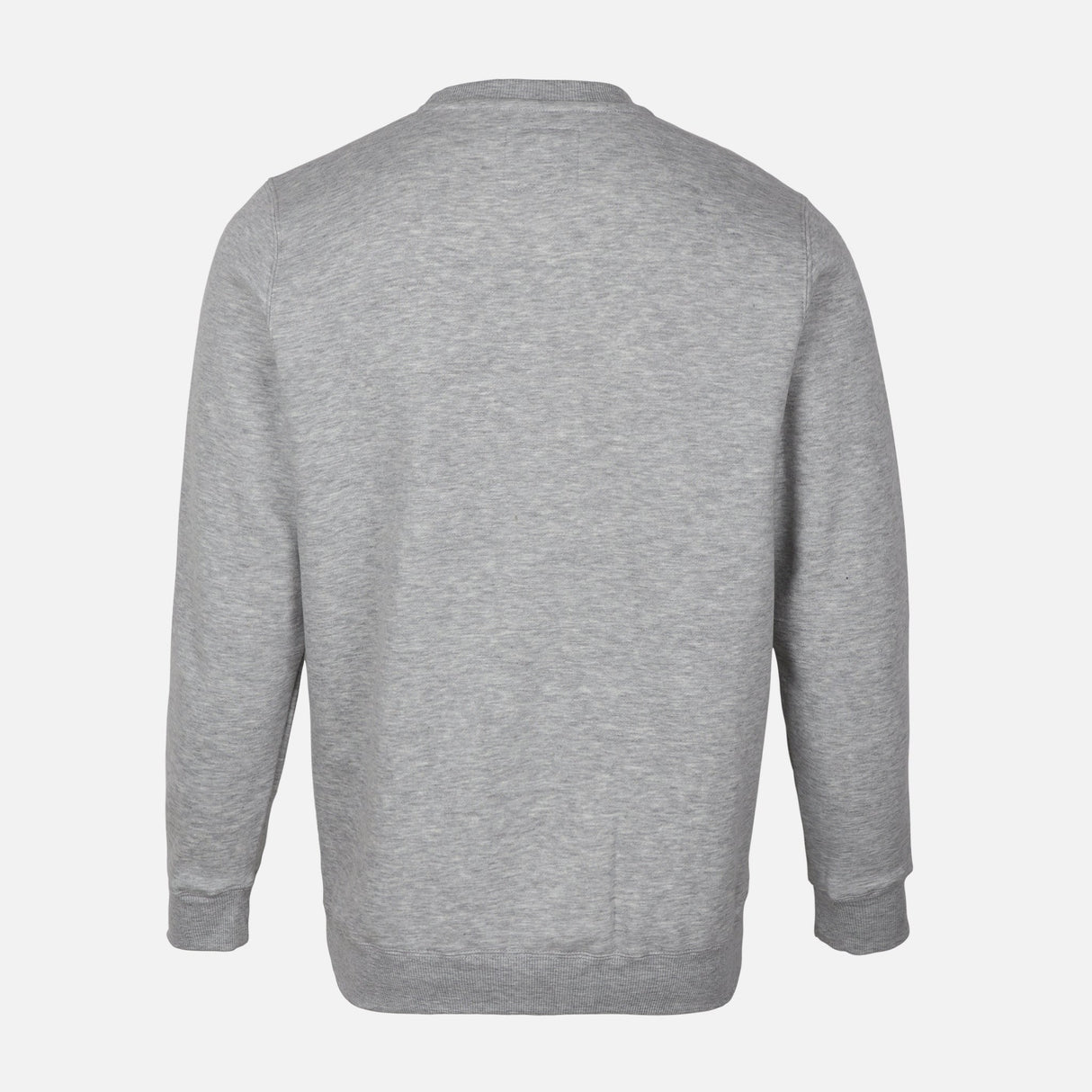 MEN SOLID FLEECE PULLOVER ROUND NECK