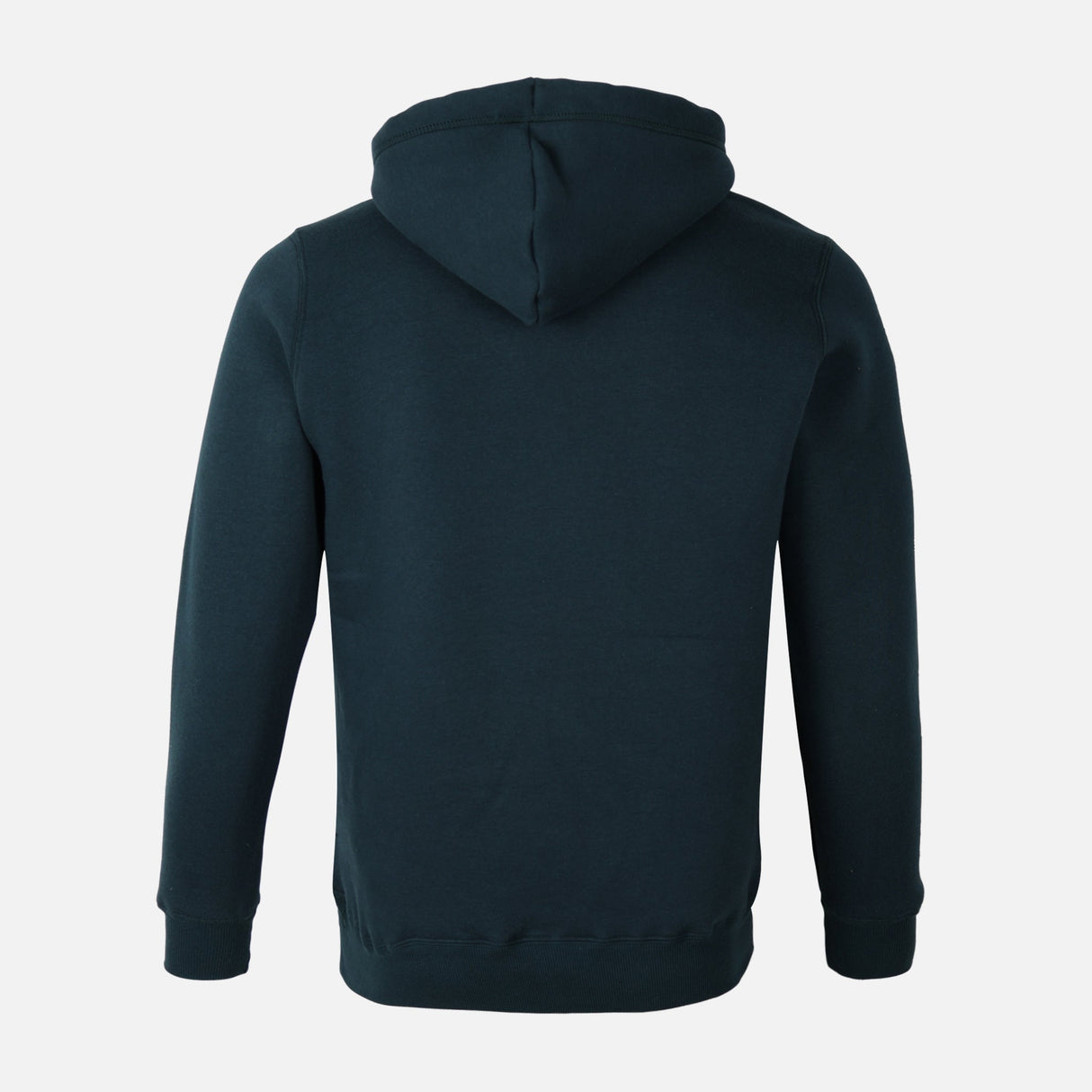 MEN SOLID FLEECE PULLOVER WITH HOOD