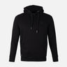 MEN SOLID FLEECE PULLOVER WITH HOOD