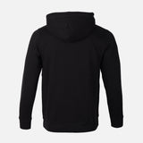 MEN SOLID FLEECE PULLOVER WITH HOOD