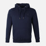 MEN SOLID FLEECE PULLOVER WITH HOOD