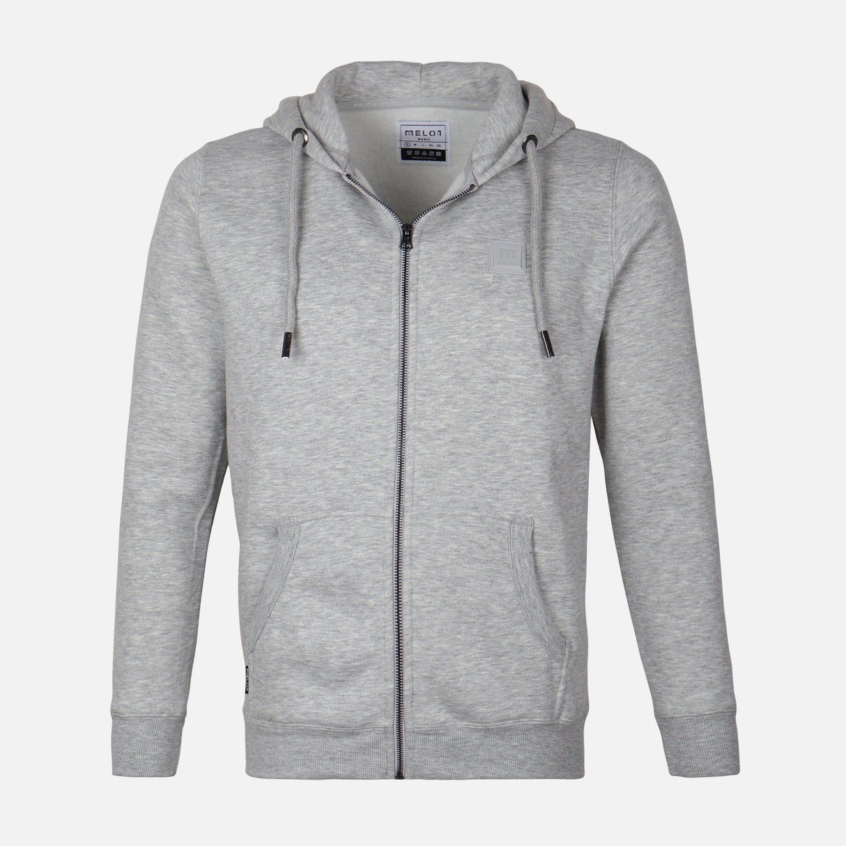 Men Solid Fleece Cardigan With Hood