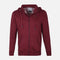 MEN SOLID FLEECE CARDIGAN WITH HOOD