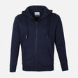 MEN SOLID FLEECE CARDIGAN WITH HOOD