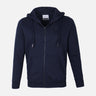 MEN SOLID FLEECE CARDIGAN WITH HOOD