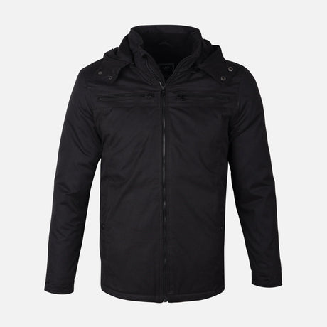 MEN WOVEN JACKET WITH HOODED