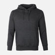 MEN BASIC SOLID FLEECE HOODED PULLOVER