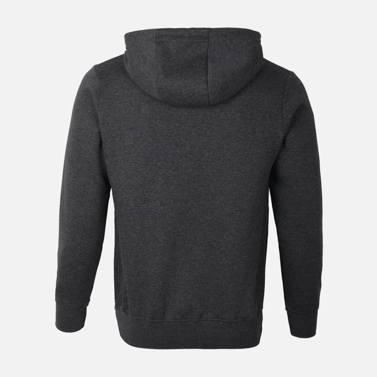 MEN BASIC SOLID FLEECE HOODED PULLOVER