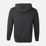MEN BASIC SOLID FLEECE HOODED PULLOVER
