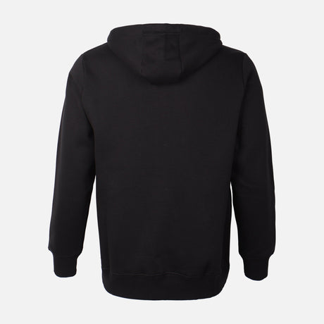 MEN BASIC SOLID FLEECE HOODED CARDIGAN