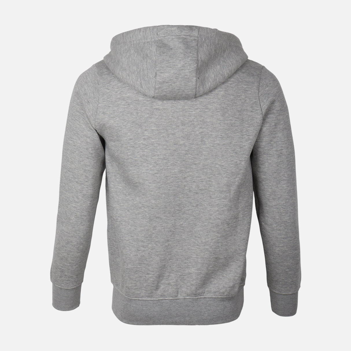 MEN BASIC SOLID FLEECE HOODED CARDIGAN