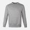 MEN BASIC SOLID FLEECE PULLOVER ROUND NECK
