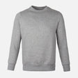 MEN BASIC SOLID FLEECE PULLOVER ROUND NECK