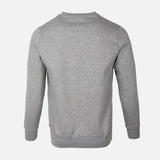 MEN BASIC SOLID FLEECE PULLOVER ROUND NECK