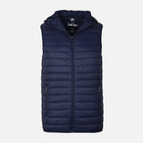 MEN BASIC PADDED VEST WITH HOOD