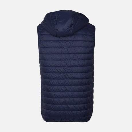 MEN BASIC PADDED VEST WITH HOOD