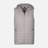 MEN BASIC PADDED VEST WITH HOOD