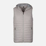 MEN BASIC PADDED VEST WITH HOOD