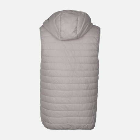 MEN BASIC PADDED VEST WITH HOOD