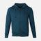MEN BASIC SOLID FLEECE HOODED CARDIGAN