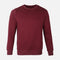 MEN BASIC SOLID FLEECE PULLOVER ROUND NECK