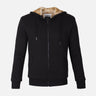 MEN HOODED FUR CARDIGAN
