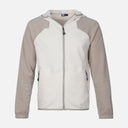MEN FLEECE HOODED CARDIGAN