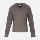 LADIES HOODED FLEECE CARDIGAN