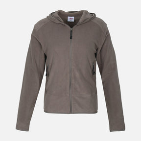 LADIES HOODED FLEECE CARDIGAN