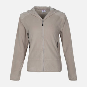 LADIES HOODED FLEECE CARDIGAN
