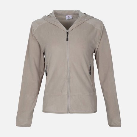 LADIES HOODED FLEECE CARDIGAN