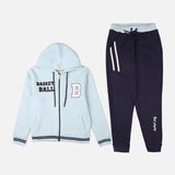 BOYS 2 PIECES SET ( JOGGER & HOODIE WITH ZIPPER )